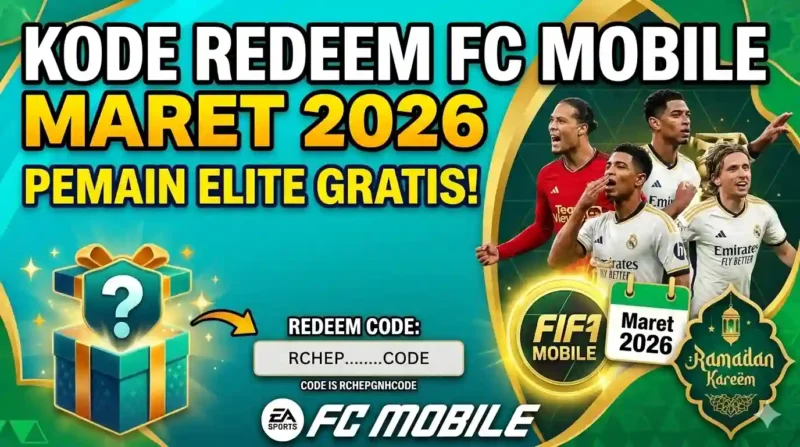 Kode Redeem FC Mobile 25 Maret 2026: Hadiah Spesial Lebaran. Ilustrasi AI