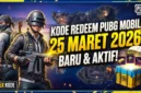 Kode Redeem PUBG Mobile 25 Maret 2026. Ilustrasi AI