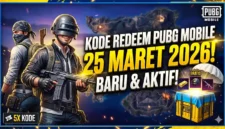 Kode Redeem PUBG Mobile 25 Maret 2026. Ilustrasi AI