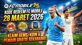 Kode Redeem FC Mobile Terbaru 28 Maret 2026. Ilustrasi AI