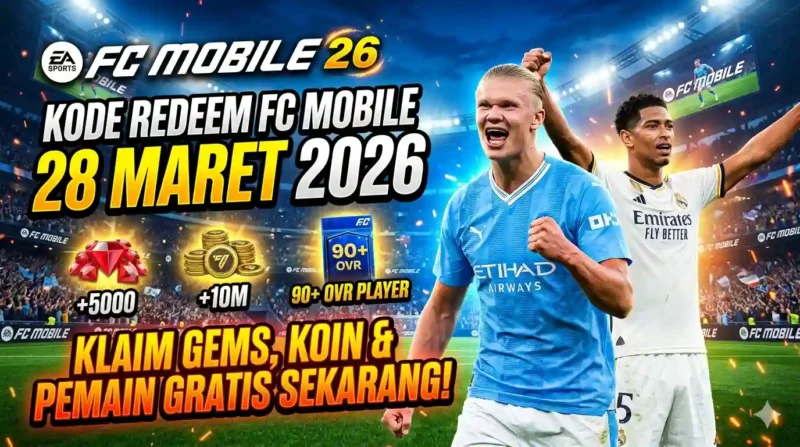 Kode Redeem FC Mobile Terbaru 28 Maret 2026. Ilustrasi AI