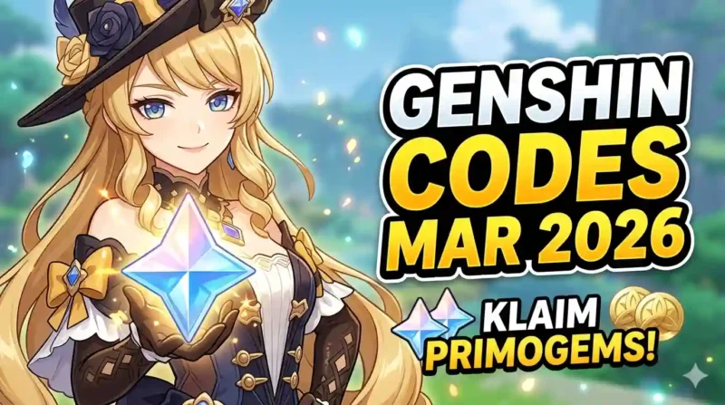 Kode Redeem Genshin Impact Terbaru 24 Maret 2026. Ilustrasi AI