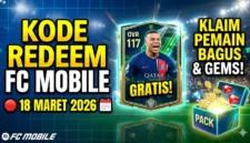 Kode Redeem FC Mobile 18 Maret 2026. Ilustrasi AI