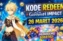 Kode Redeem Genshin Impact Maret 2026. Ilustrasi AI