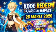 Kode Redeem Genshin Impact Maret 2026. Ilustrasi AI