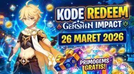 Kode Redeem Genshin Impact Maret 2026. Ilustrasi AI