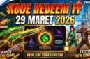Kode Redeem FF 29 Maret 2026. Ilustrasi AI