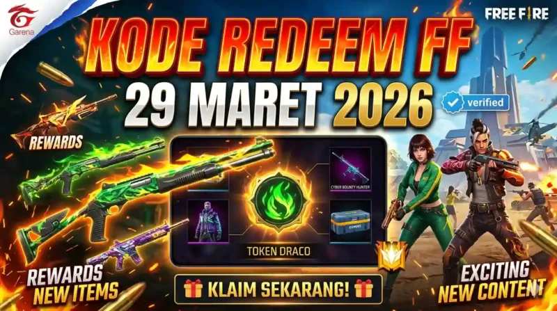 Kode Redeem FF 29 Maret 2026. Ilustrasi AI
