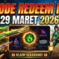 Kode Redeem FF 29 Maret 2026. Ilustrasi AI