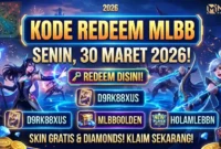 Kode Redeem ML 30 Maret 2026 Terbaru. Ilustrasi AI