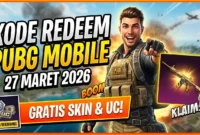 Kode Redeem PUBG Mobile 27 Maret 2026: Skin & UC Gratis. Ilustrasi AI