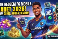 Kode Redeem FC Mobile Aktif 24 Maret 2026. Ilustrasi AI