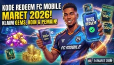 Kode Redeem FC Mobile Aktif 24 Maret 2026. Ilustrasi AI