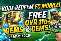 Kode Redeem FC Mobile Terbaru 26 Maret 2026. Ilustrasi AI