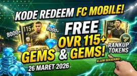 Kode Redeem FC Mobile Terbaru 26 Maret 2026. Ilustrasi AI