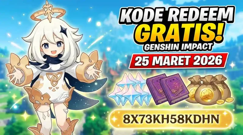 Kode Redeem Genshin Impact 25 Maret 2026. Ilustrasi AI