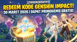 Kode Redeem Genshin Impact 30 Maret 2026. Ilustrasi AI