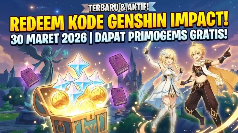 Kode Redeem Genshin Impact 30 Maret 2026. Ilustrasi AI