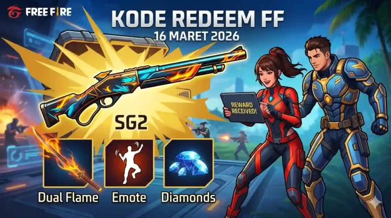 Kode Redeem FF 26 Maret 2026 Terbaru. Ilustrasi AI