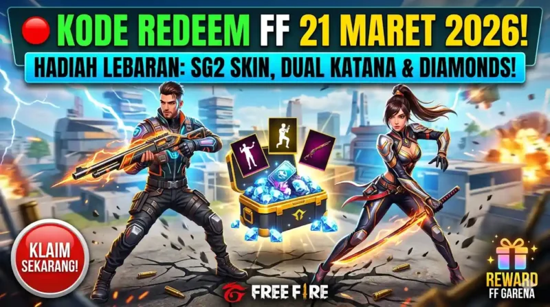 Ini Kode Redeem FF Spesial Lebaran 21 Maret 2026 Masih Aktif. Ilustrasi AI