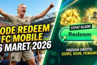 Kode Redeem FC Mobile 16 Maret 2026 Terbaru. Ilustrasi AI