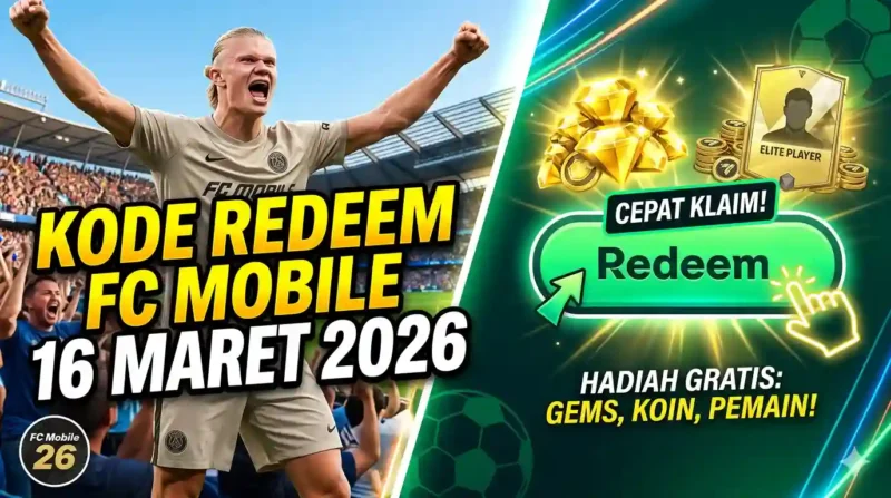 Kode Redeem FC Mobile 16 Maret 2026 Terbaru. Ilustrasi AI