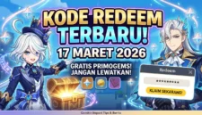 Kode Redeem Genshin Impact Terbaru Maret 2026. Ilustrasi AI