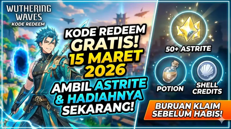 Kode Redeem Wuthering Waves 15 Maret 2026. Ilustrasi AI