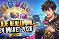 Kode Redeem Mobile Legends 24 Maret 2026. Ilustrasi AI