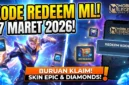 Kode Redeem ML 17 Maret 2026. Ilustrasi AI