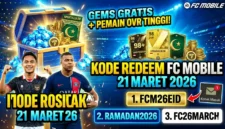 Kode Redeem FC Mobile 21 Maret 2026: Hadiah Lebaran Gratis, Buruan Klaim. Ilustrasi AI