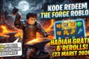 Kode Redeem The Forge Roblox 23 Maret 2026 Terbaru. ilustrasi AI