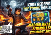 Kode Redeem The Forge Roblox 23 Maret 2026 Terbaru. ilustrasi AI