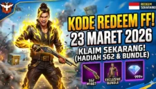 Kode Redeem FF 23 Maret 2026. Ilustrasi AI