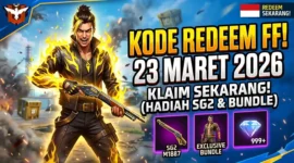 Kode Redeem FF 23 Maret 2026. Ilustrasi AI