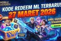 Kode Redeem Mobile Legends 27 Maret 2026. Ilustrasi AI