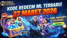 Kode Redeem Mobile Legends 27 Maret 2026. Ilustrasi AI