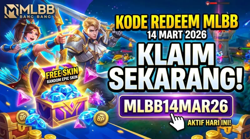 Kode Redeem ML Terbaru 14 Maret 2026. Ilustrasi AI