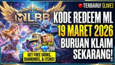 Kode Redeem ML 19 Maret 2026 Terbaru. Ilustrasi AI