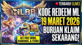 Kode Redeem ML 19 Maret 2026 Terbaru. Ilustrasi AI