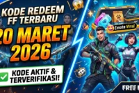 Kode Redeem FF 20 Maret 2026. Ilustrasi AI
