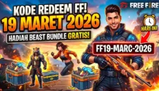 Kode Redeem Free Fire 19 Maret 2026. Ilustrasi AI