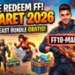 Kode Redeem Free Fire 19 Maret 2026. Ilustrasi AI