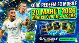 Kode Redeem FC Mobile Terbaru 20 Maret 2026. Ilustrasi AI