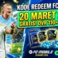 Kode Redeem FC Mobile Terbaru 20 Maret 2026. Ilustrasi AI