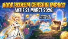 Kode Redeem Genshin Impact 21 Maret 2026, Klaim Primogem Gratis Spesial Lebaran. Ilustrasi AI