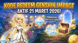 Kode Redeem Genshin Impact 21 Maret 2026, Klaim Primogem Gratis Spesial Lebaran. Ilustrasi AI