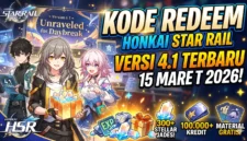 Kode Redeem Honkai Star Rail 15 Maret 2026: Klaim 300 Stellar Jade Gratis. Ilustrasi AI
