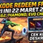 Kode Redeem FF 22 Maret 2026 Terbaru Edisi Lebaran. Ilustrasi AI