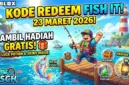 Kode Fish It Roblox Terbaru 23 Maret 2026. Ilustrasi AI